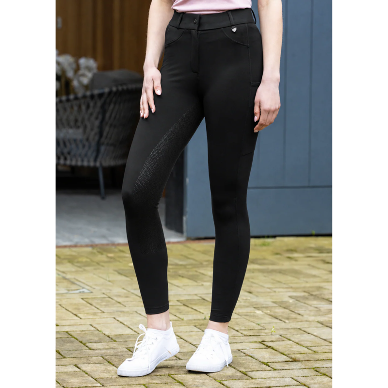 Woof Wear Ladies Hybrid II Riding Breeches - Black-5