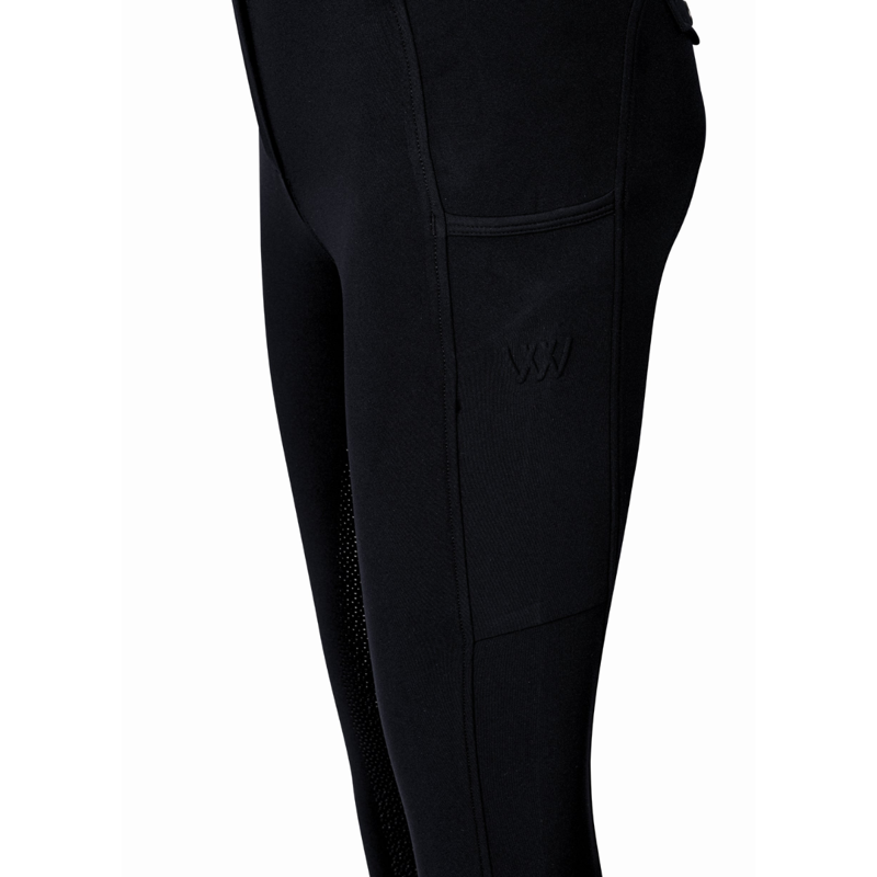 Woof Wear Ladies Hybrid II Riding Breeches - Black-4