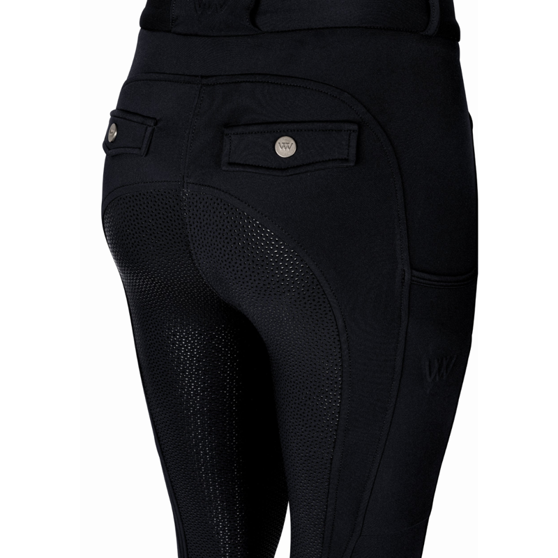 Woof Wear Ladies Hybrid II Riding Breeches - Black-3