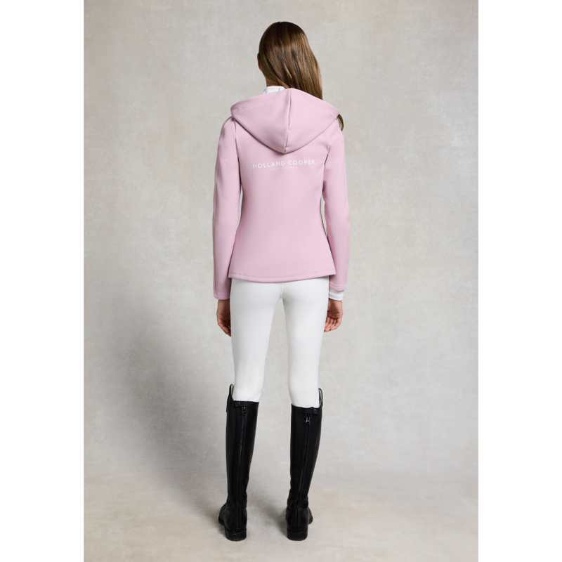 Holland Cooper Chiltern Zip Hoodie - Dawn Pink-1