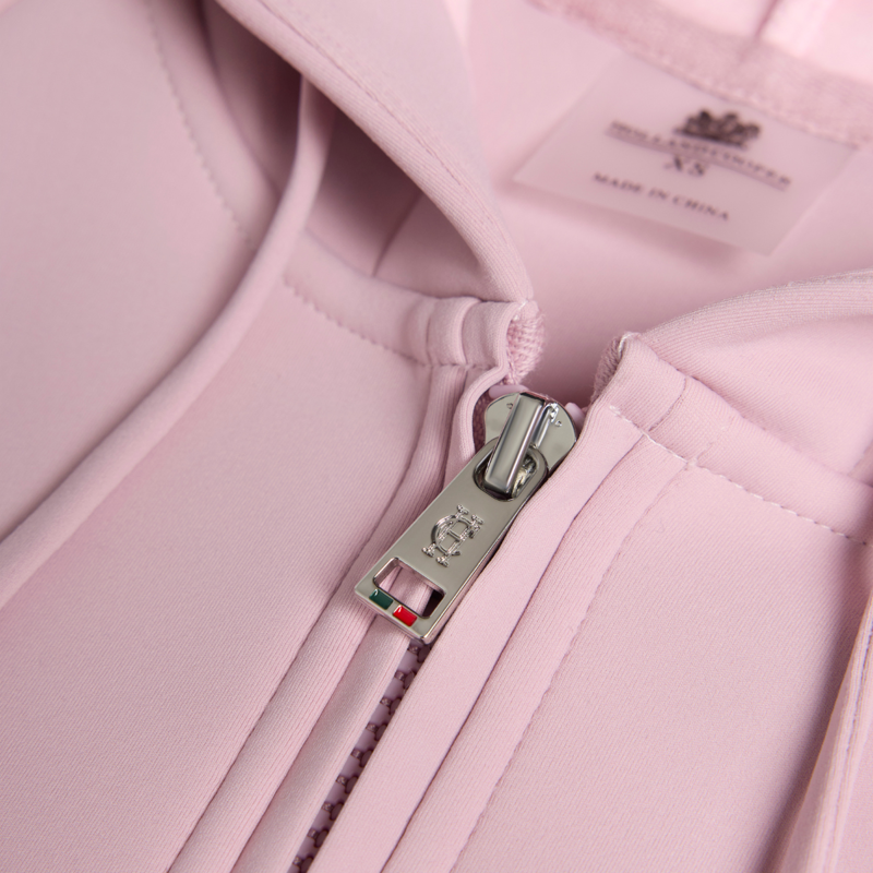 Holland Cooper Chiltern Zip Hoodie - Dawn Pink-6