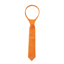 Supreme Products Child's Show Tie - Orange/Gold Diamonds