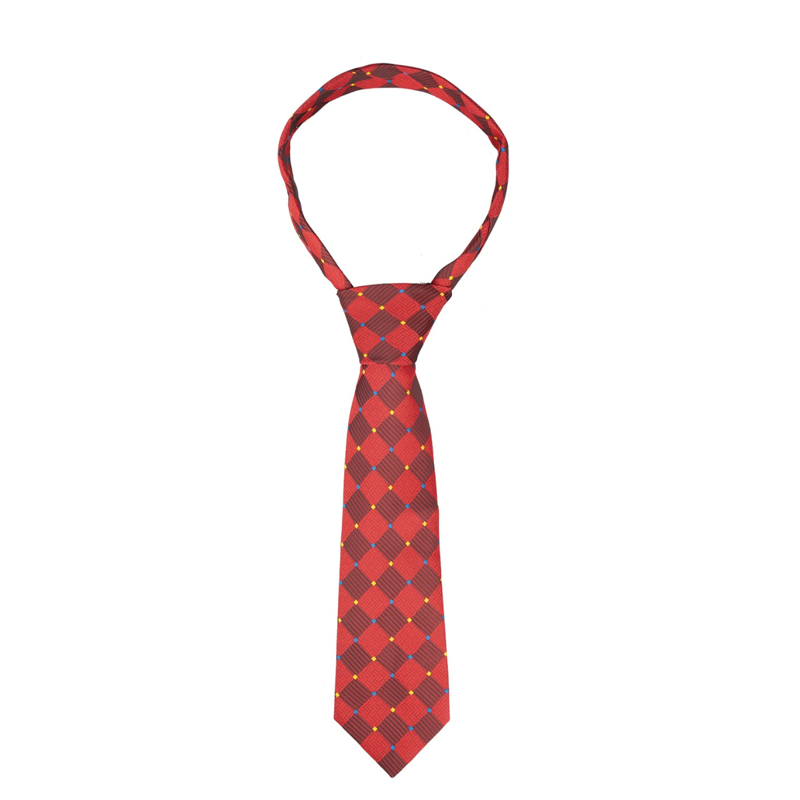 Supreme Products Child's Show Tie - Red/Navy/Yellow
