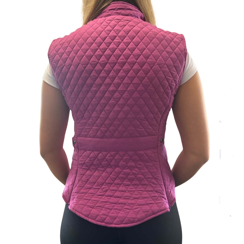 Shires Montreal Waistcoat - Dark Pink-1