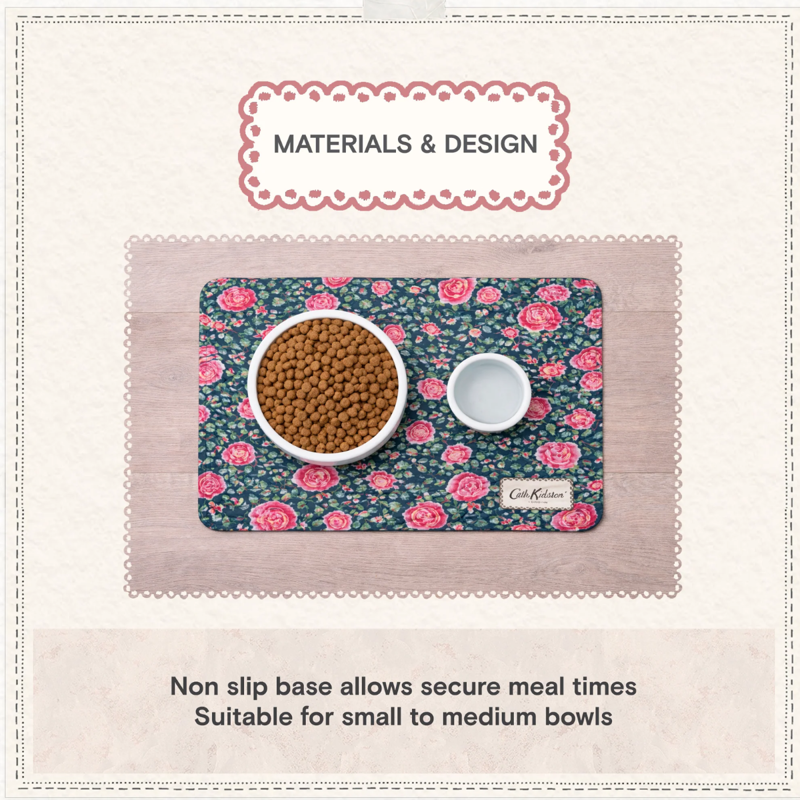 Cath Kidston Dolly Rose Pet Feeding Mat-2