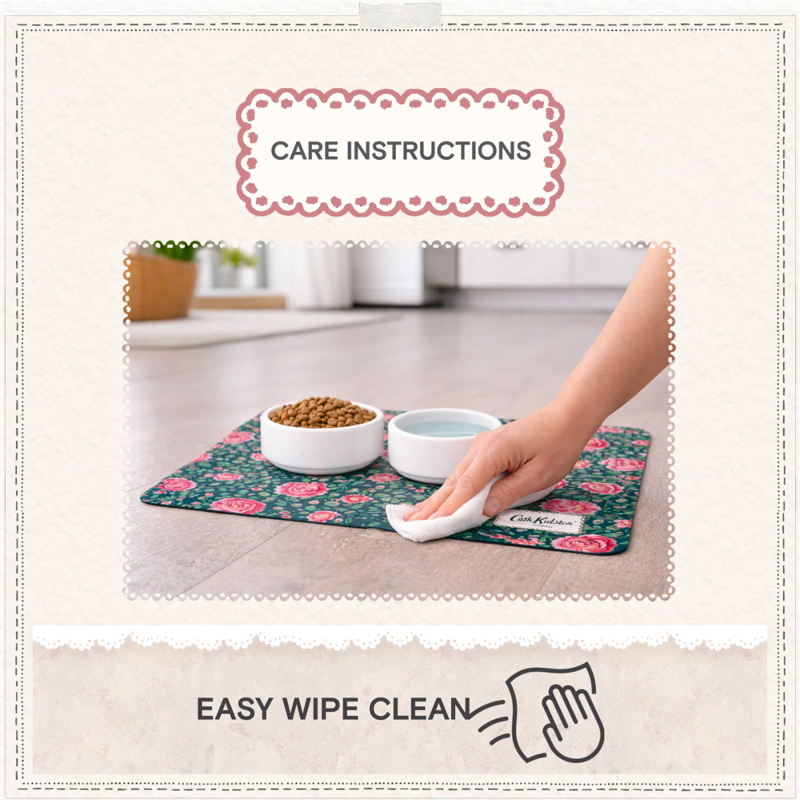 Cath Kidston Dolly Rose Pet Feeding Mat-3