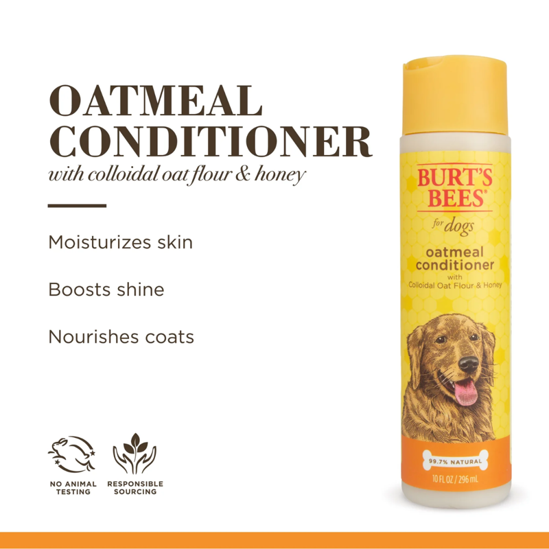Burt's Bees Oatmeal Dog Conditioner for Dogs 10oz-2
