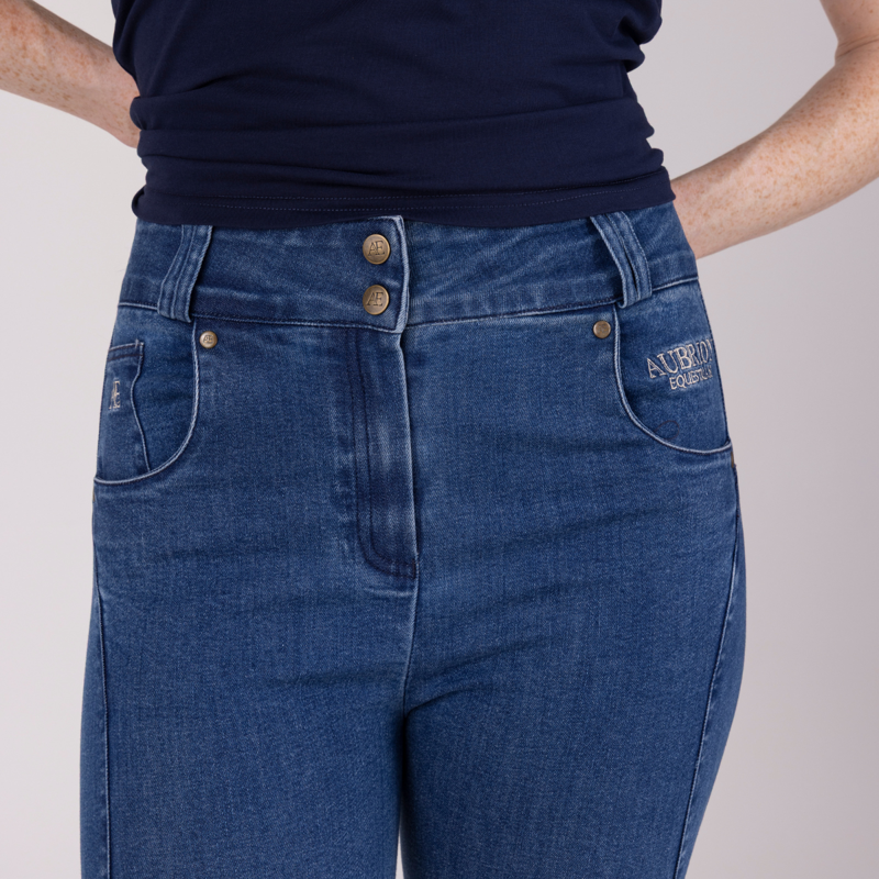 Aubrion Equestrian Jeans - Denim-7