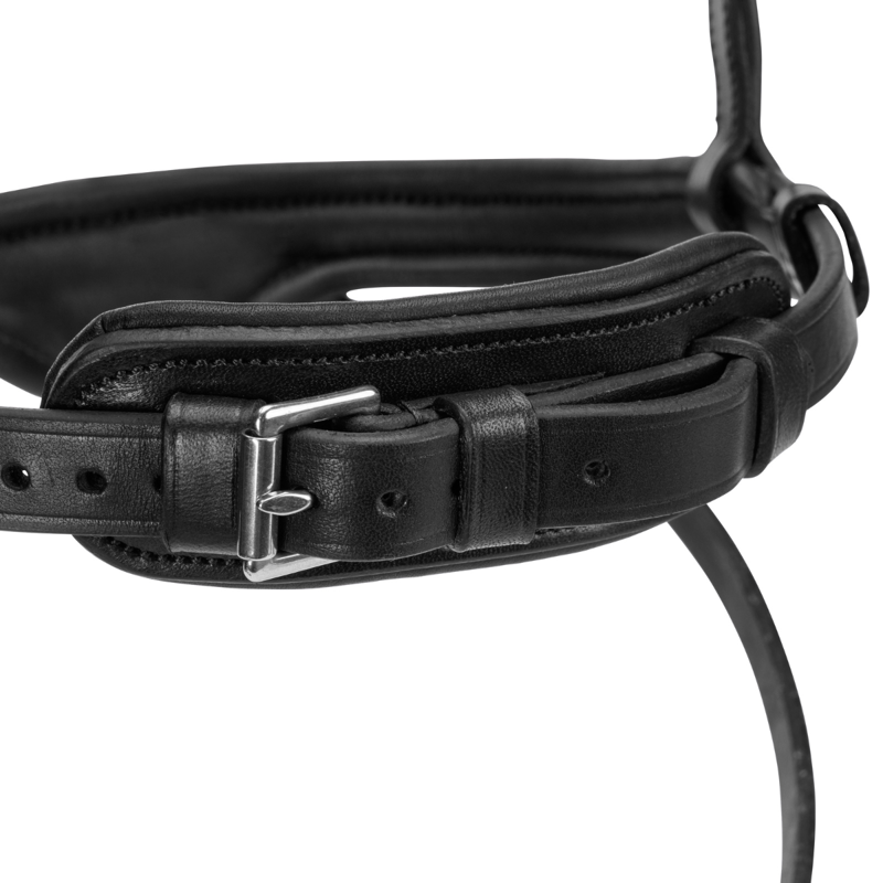Shires Velociti LUSSO Elite Flash Noseband - Black-2