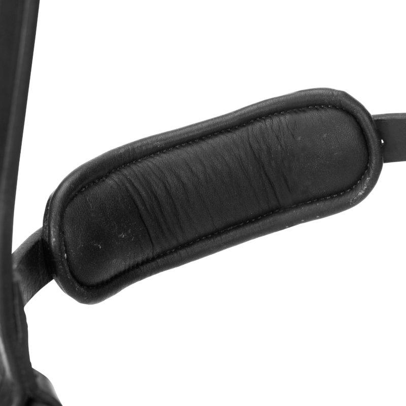 Shires Velociti LUSSO Elite Flash Noseband - Black-3