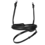 Shires Velociti LUSSO Elite Flash Noseband - Black