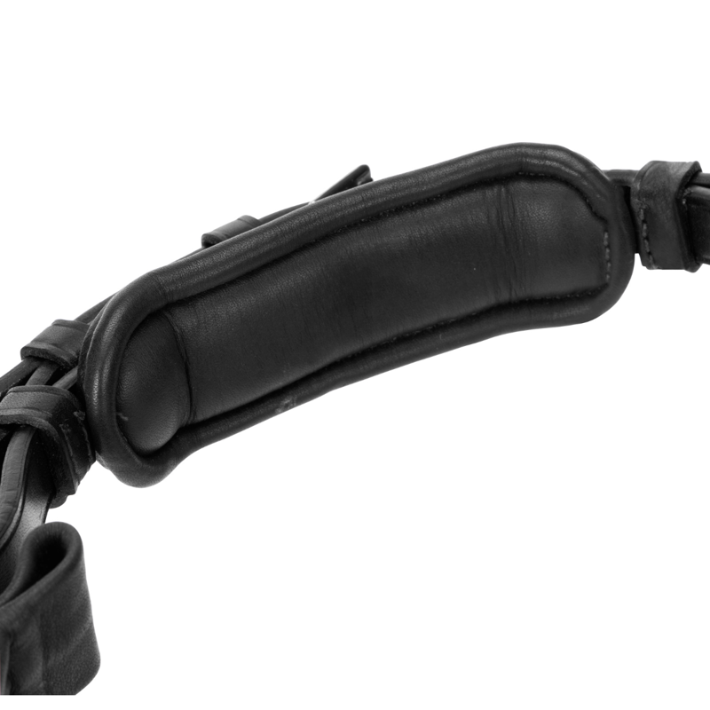 Shires Velociti LUSSO Elite Padded Cavesson Noseband - Black-5