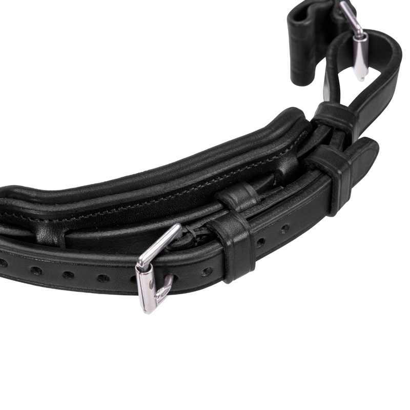 Shires Velociti LUSSO Elite Padded Cavesson Noseband - Black-2