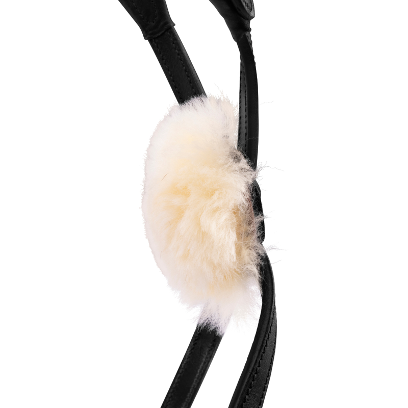 Shires Velociti LUSSO Elite Grackle Noseband - Black-2