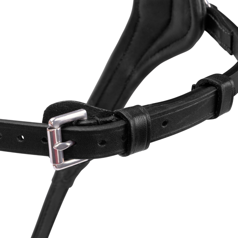 Shires Velociti LUSSO Elite Grackle Noseband - Black-3