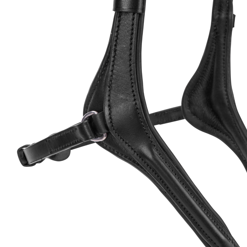 Shires Velociti LUSSO Elite Grackle Noseband - Black-4