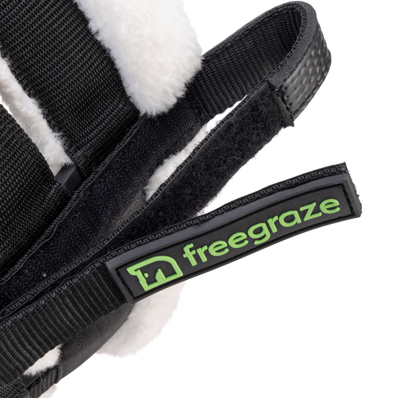 Shires Freegraze Grazing Muzzle Attachment - Black-5