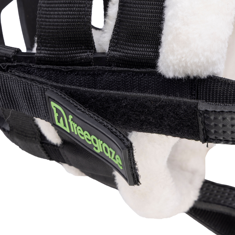 Shires Freegraze Grazing Muzzle Attachment - Black-6