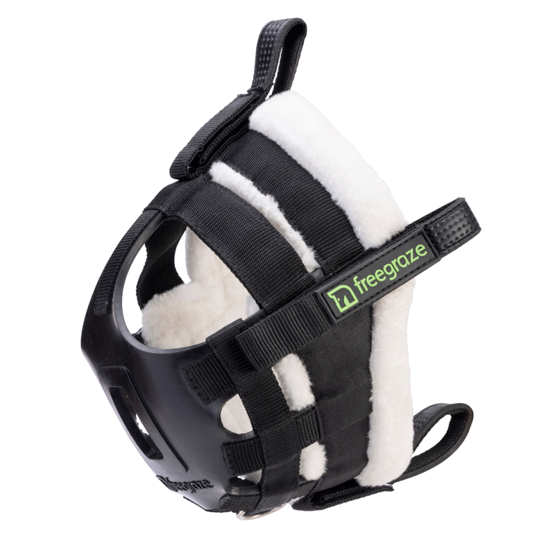 Shires Freegraze Grazing Muzzle Attachment - Black