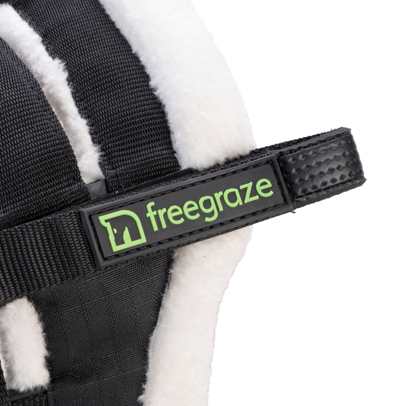 Shires Freegraze Grazing Muzzle Attachment - Black-7
