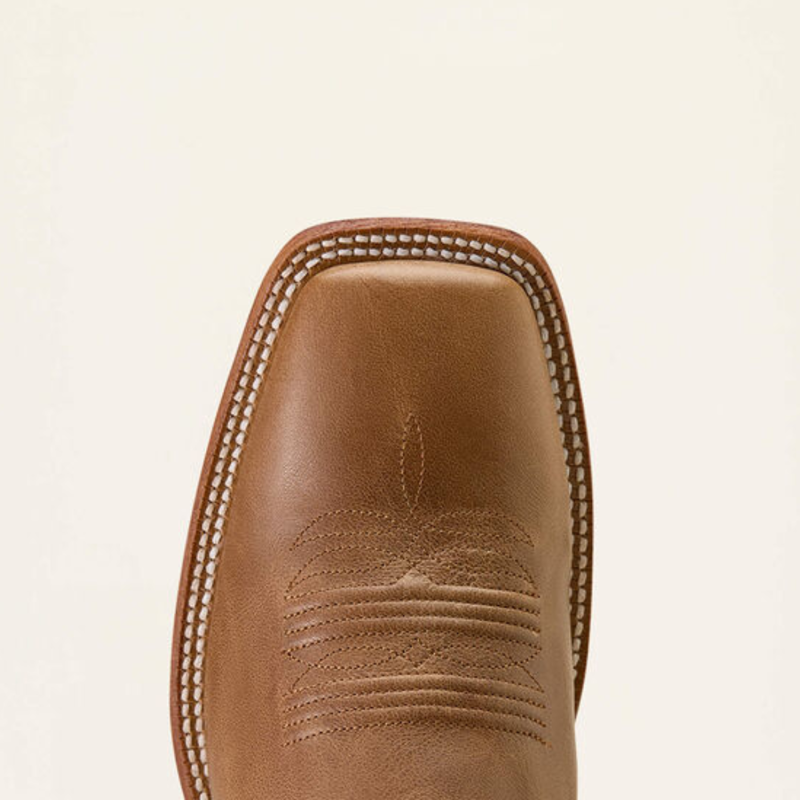 Ariat Men's County Roads Wide Square Toe Cowboy Boot - Wheat Tan-3