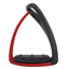 Freejump Soft'Up Pro 2 Stirrups - Black/Hot Pepper Red