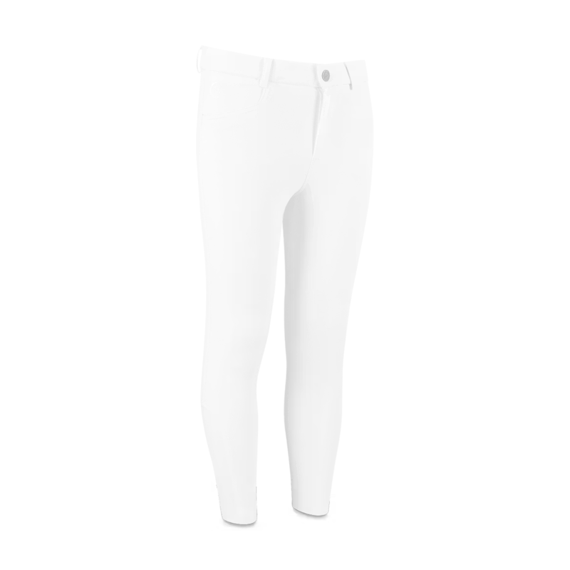 Kentucky Boys Mexico City Knee Grip Breeches - White-1