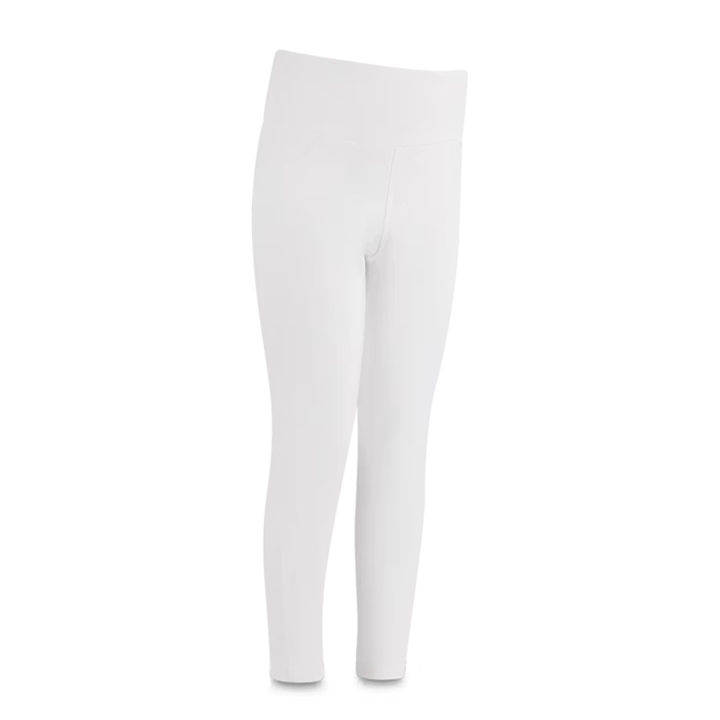 Kentucky Girl's Sammy Full Grip Riding Leggings - White-2