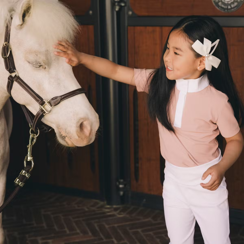 Kentucky Girl's Sammy Full Grip Riding Leggings - White-5