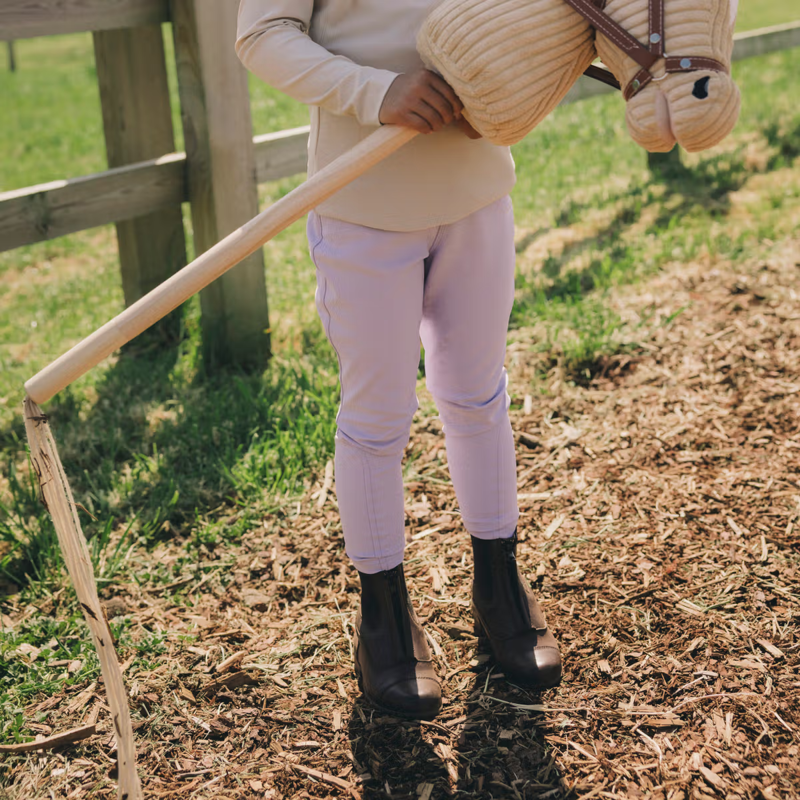 Kentucky Girl's Sammy Full Grip Riding Leggings - Light Purple-4