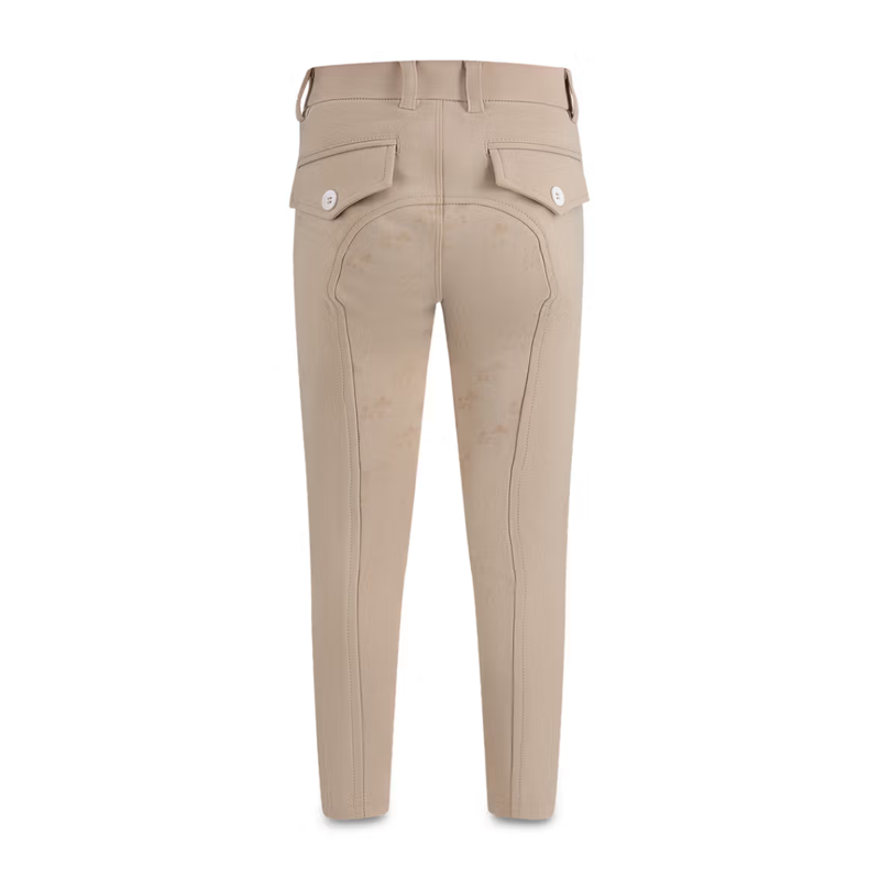 Kentucky Boy's Sammy Full Grip Riding Leggings - Beige-2