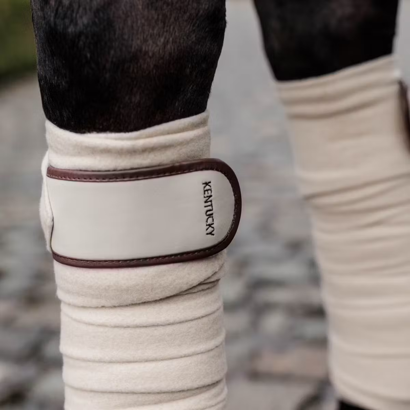 Kentucky Polar Fleece Bandages - Beige-2