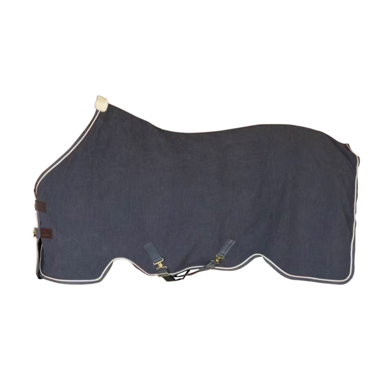 Kentucky Vegan Wool Fleece Rug - Grey-5