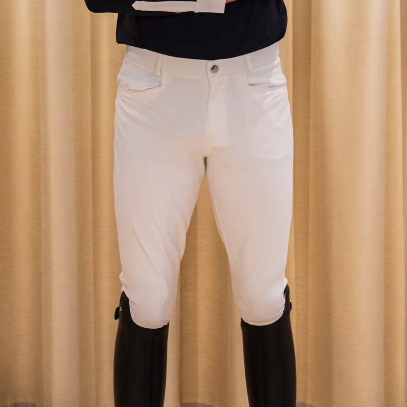 Kentucky Men's Mexico Full Grip Breeches - White-4