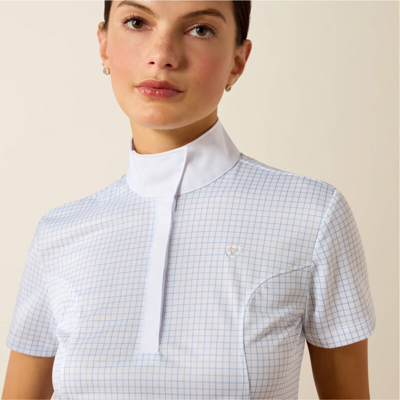 Ariat Women's Aptos Short Sleeved Show Shirt - Riviera Check-2