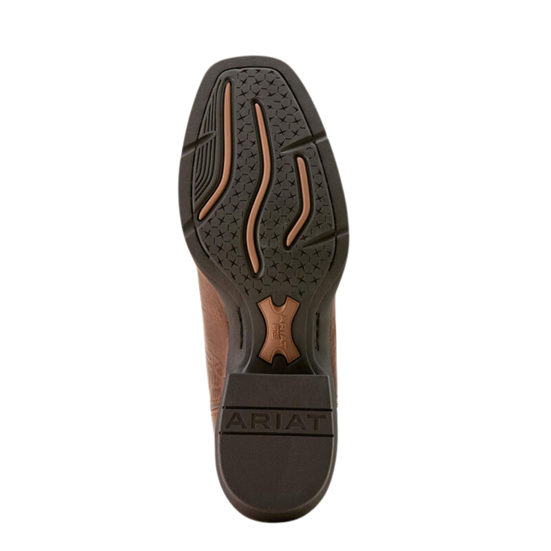 Ariat Men's Sport Narrow Cutter Toe Cowboy Boot - Dark Tan-4