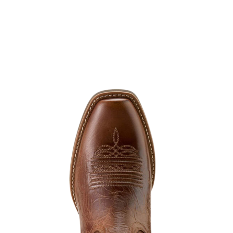 Ariat Men's Sport Narrow Cutter Toe Cowboy Boot - Dark Tan-5