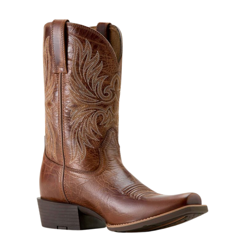Ariat Men's Sport Narrow Cutter Toe Cowboy Boot - Dark Tan-2