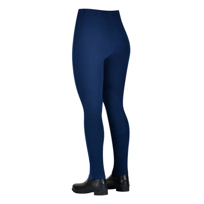 Saxon Kids Warm Up Zip Front Jodhpurs - Navy-1