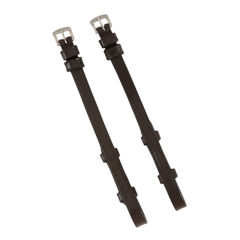 Lemieux Arika Cheek Pieces - Brown/Silver