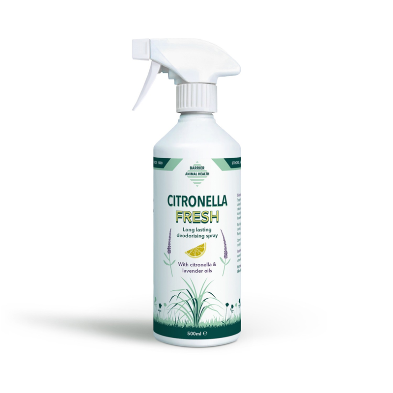 Barrier Animal Health Citronella Fresh Deodorising Spray - 500ml