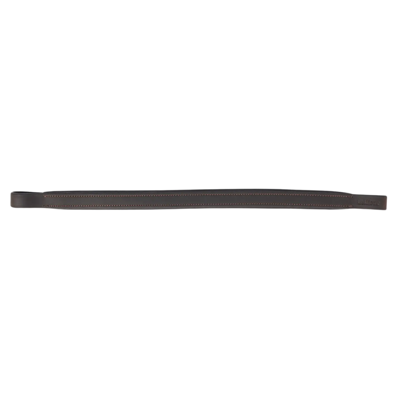 Lemieux Hunter Flat Browband - Havana/Silver