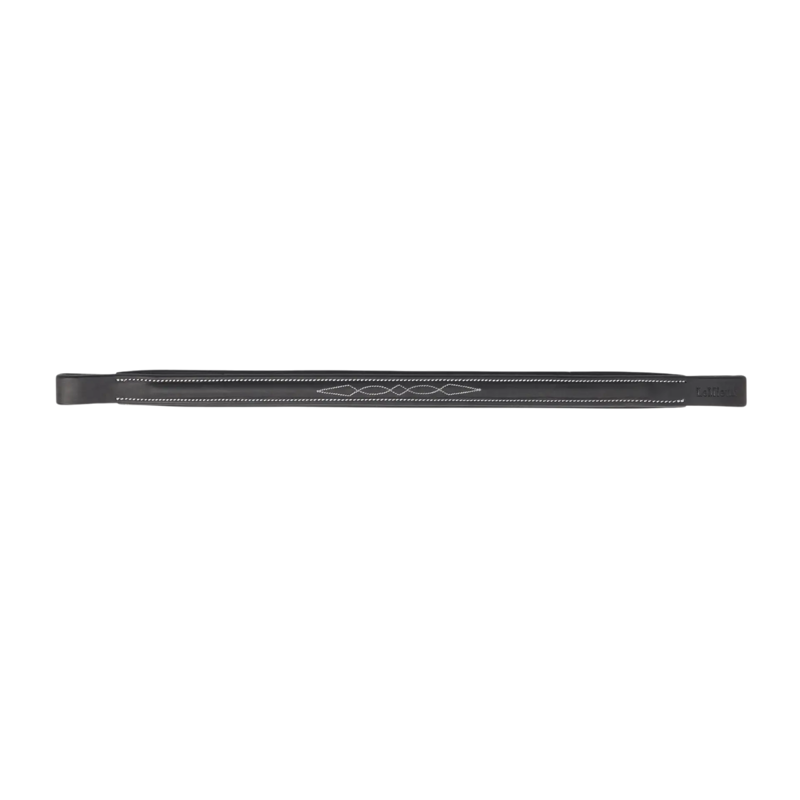 Lemieux Hunter Stitched Browband - Black/Silver