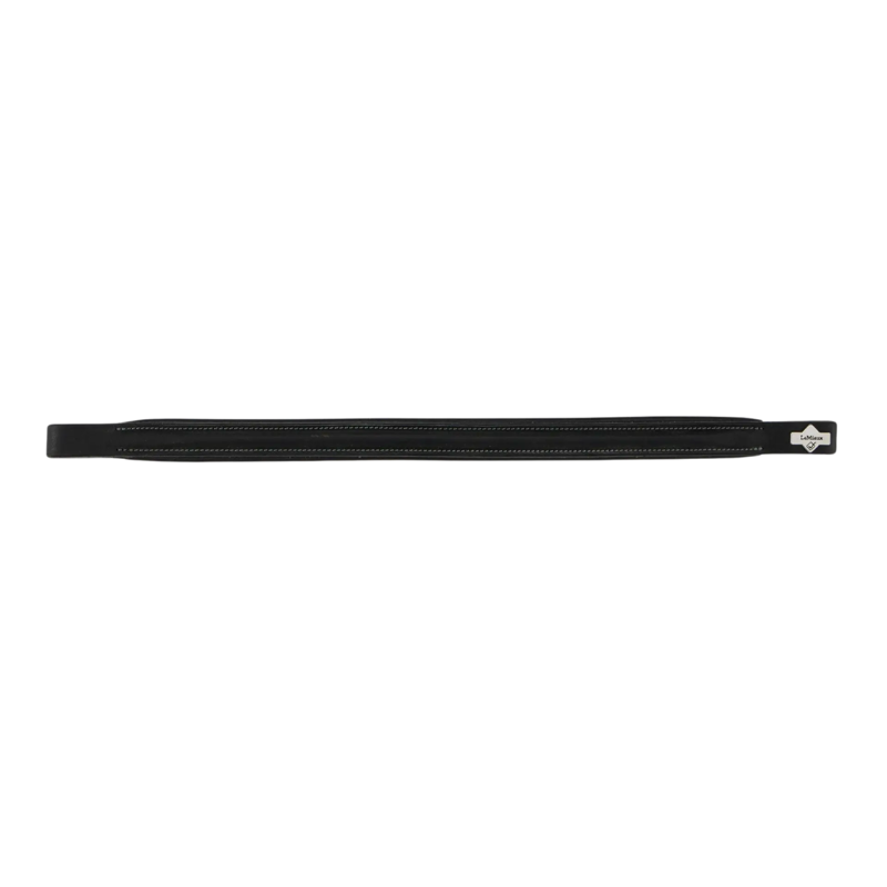 Lemieux Kudos Oiled Straight Browband - Black/Silver
