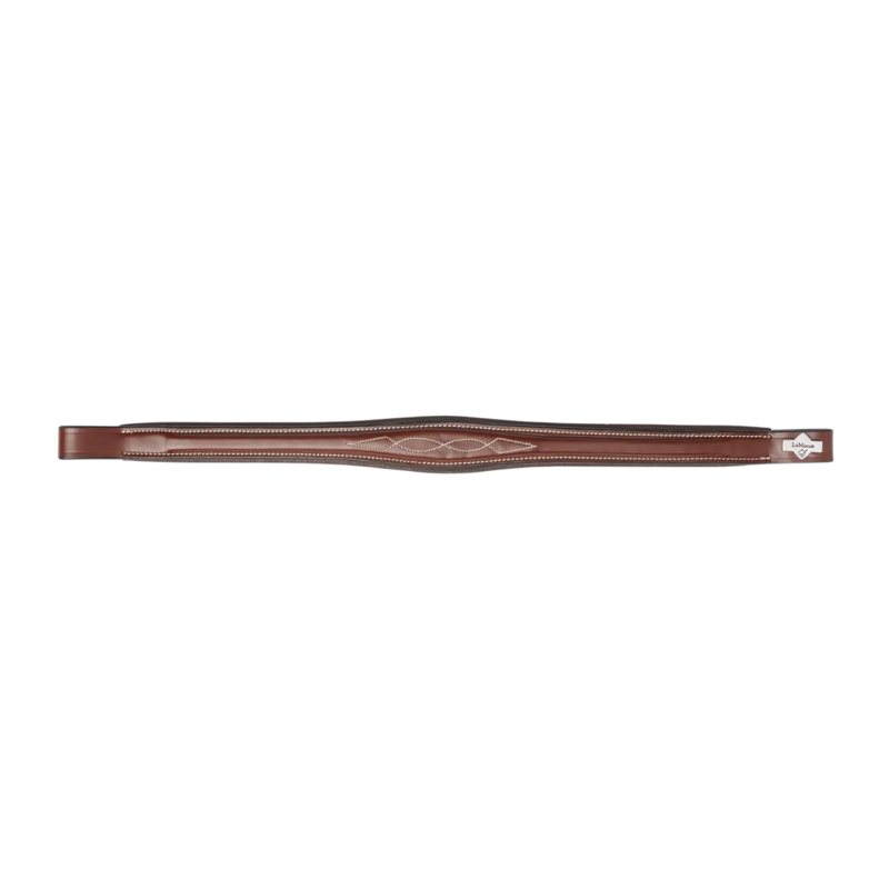 Lemieux Kudos Stitched Shaped Browband - Chestnut