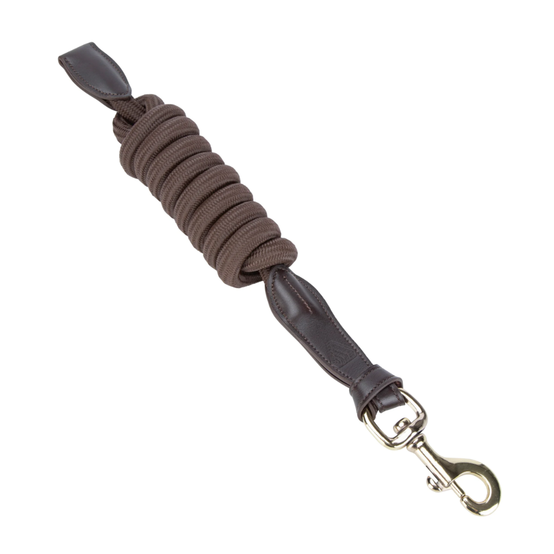 Shires Velociti Lusso Leather Lead Rope - 2 Metres  - Havana