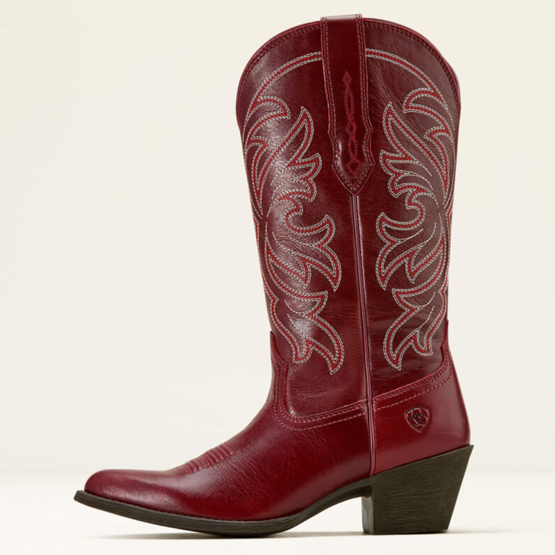 Ariat Women's Heritage J Toe Western Boot - Sangria-1