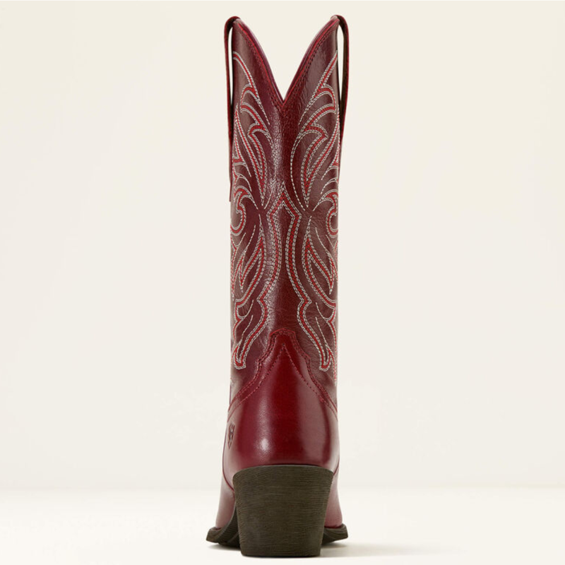 Ariat Women's Heritage J Toe Western Boot - Sangria-4