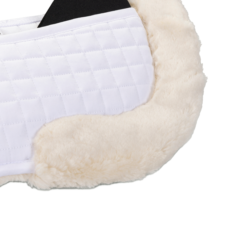Shires ARMA Corrective Lined Half Pad - White-4