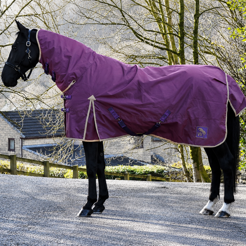 John Whitaker 0g Fixed Neck Turnout - Purple/Lavender